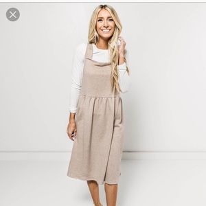 Shop Stevie Aidrey dress in Oatmeal